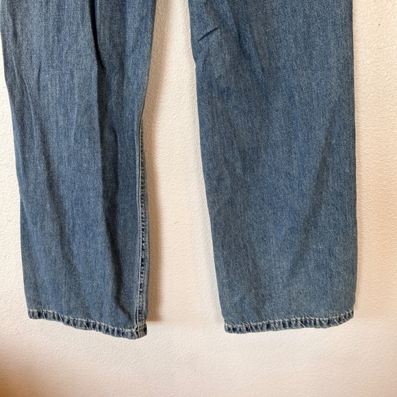 Lucky Brand High Rise Wide Leg Distressed Jeans Medium Wash Women's Size 6 - Picture 10 of 11